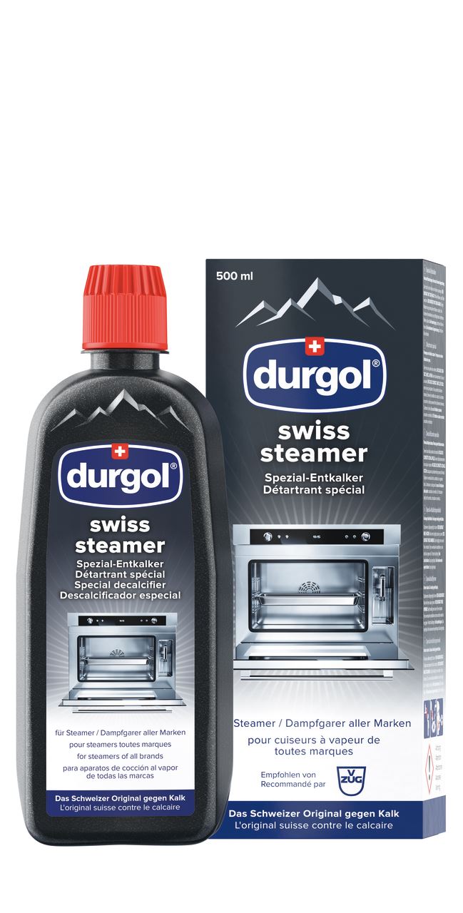 Détartrant four à vapeur anti-calcaire Swiss Steamer 500 ml x 10 Durgol