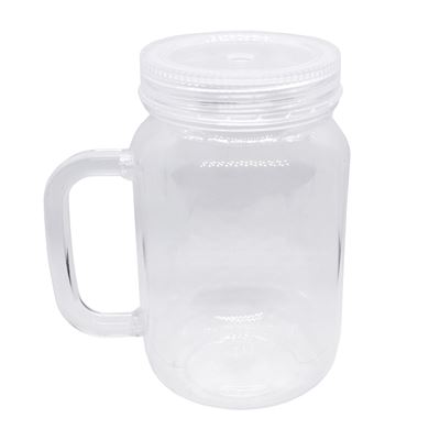 Bocal à boisson verre réutilisable en polystyrène transparent 500 ml x 6 Belix