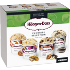 Häagen-Dazs Crème glacée Minicup Favourite Sélection 4 x 95 ml soit 380 ml