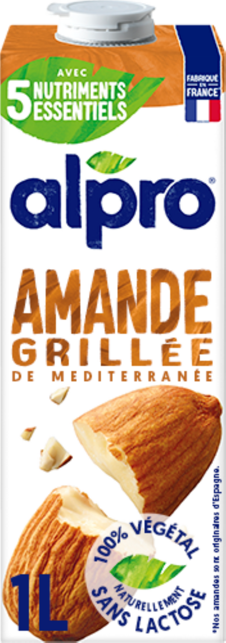 alpro Boisson végétale amande grillée 1 L