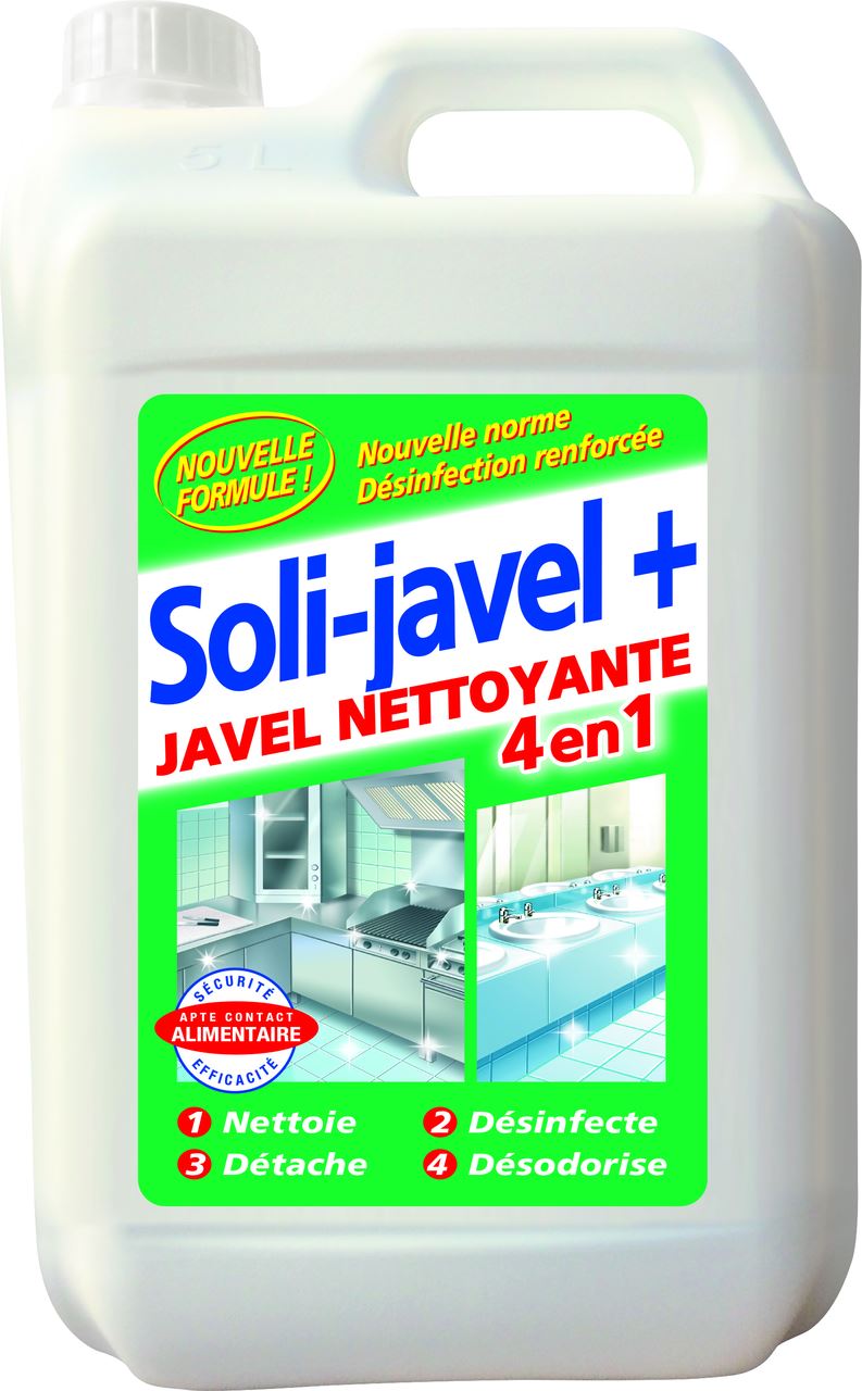 Nettoyant 4 en 1 désinfection 5 L Soli-javel+