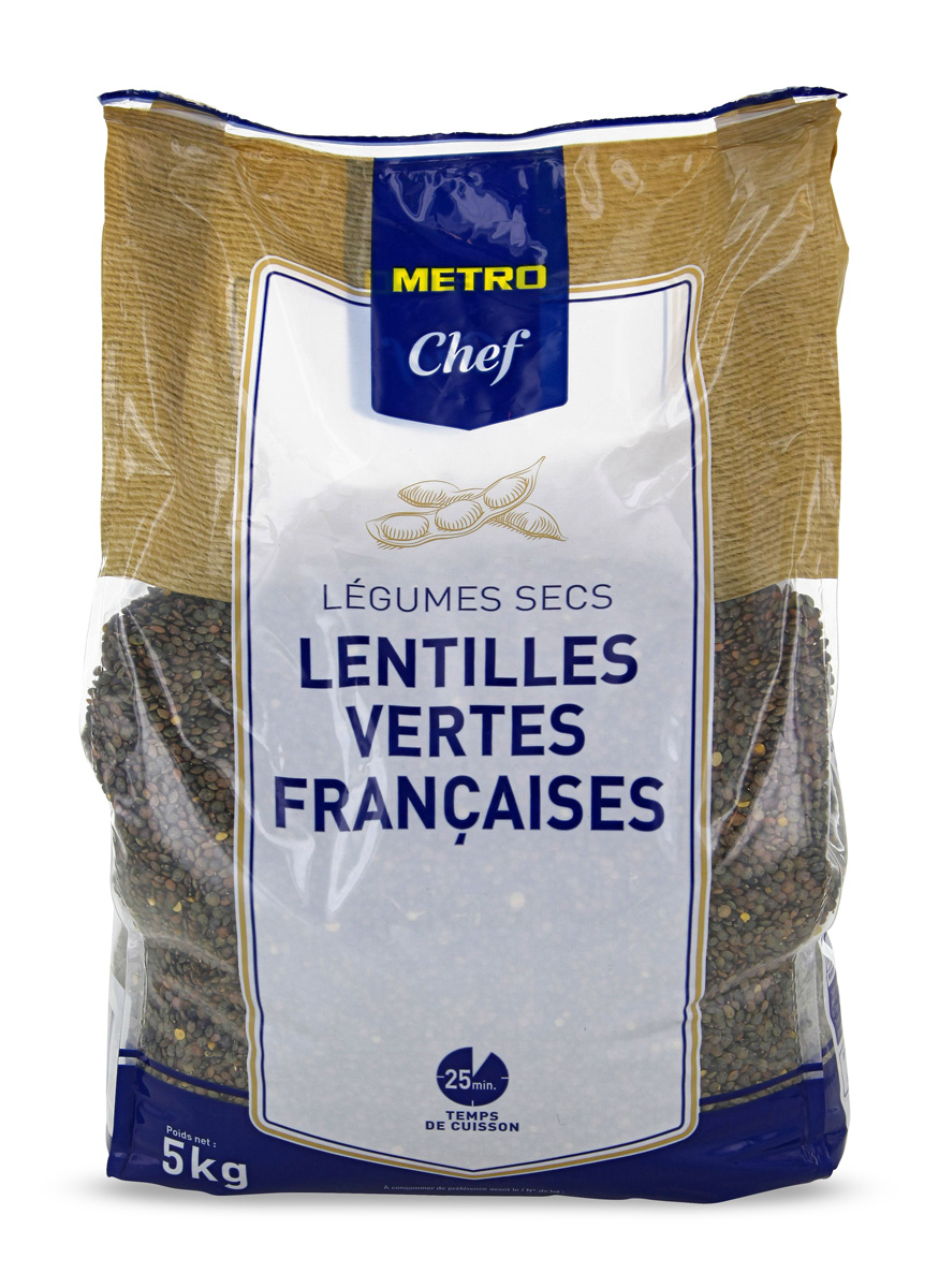 METRO Chef Lentilles vertes françaises 5 kg