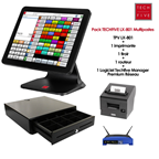 Pack caisse enregistreuse LX-801 Multiposte Premium Tech Five