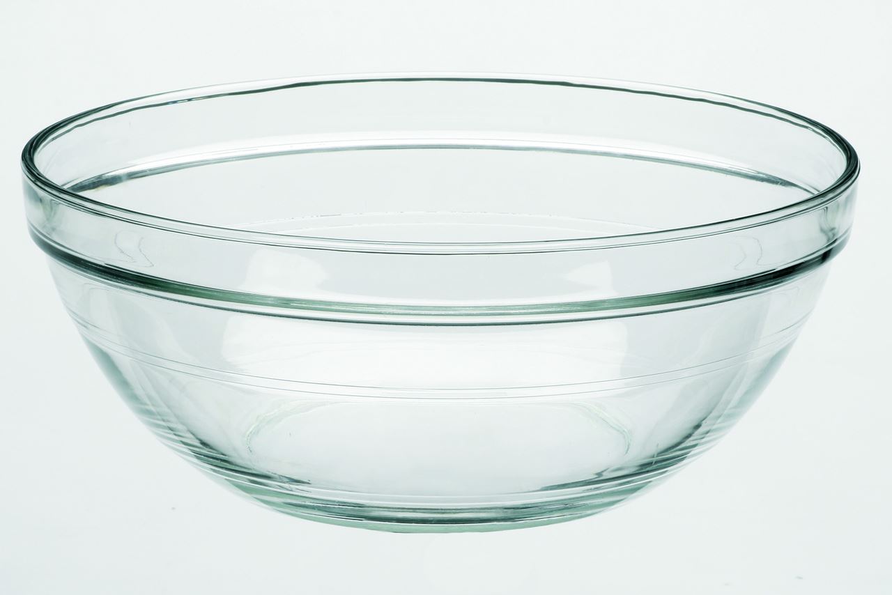 Saladier empilable transparent 26 cm