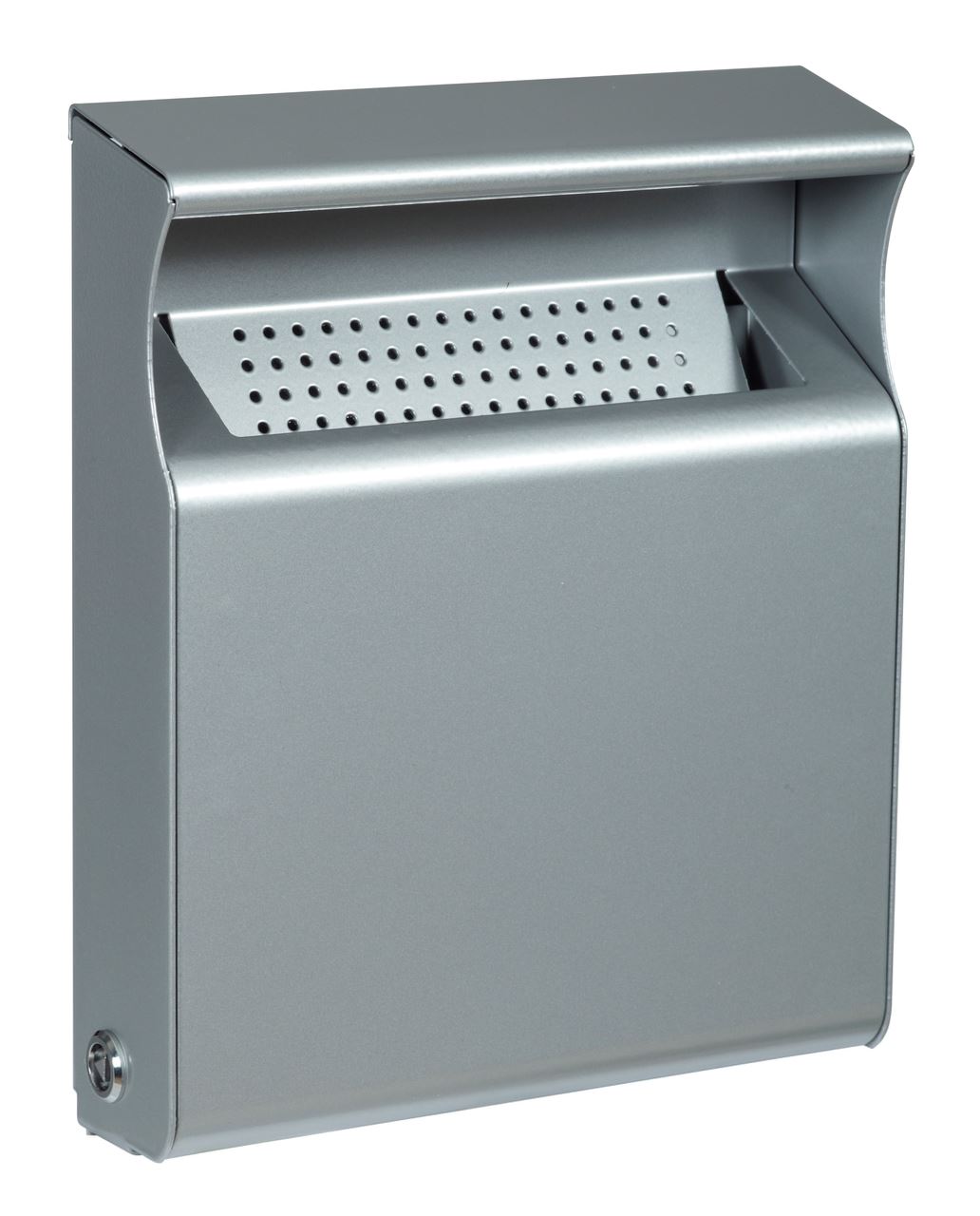 Cendrier mural Kopa acier gris métal 2 L Rossignol - 56438