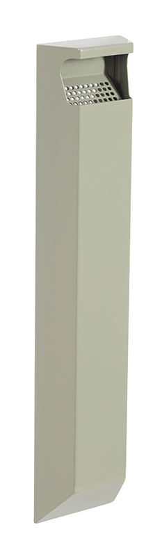 Cendrier mural acier gris ciment 3 L Rossignol - 56510