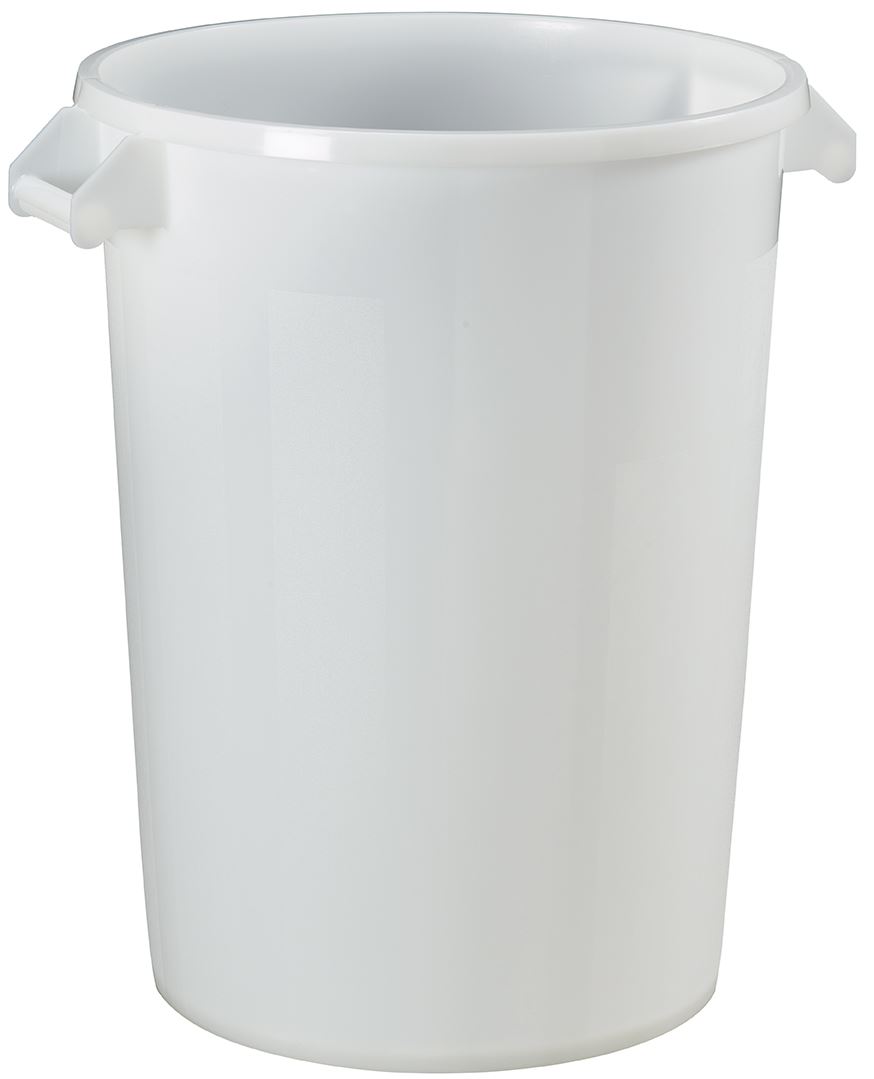 Collecteur alimentaire Pratik polyéthylène blanc 100 L Rossignol - 56285