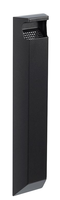 Cendrier mural acier gris manganèse 3 L Rossignol - 56514