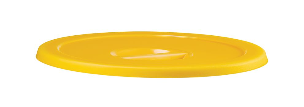 Couvercle pour collecteur alimentaire Pratik polyéthylène jaune 100 L Rossignol - 56291