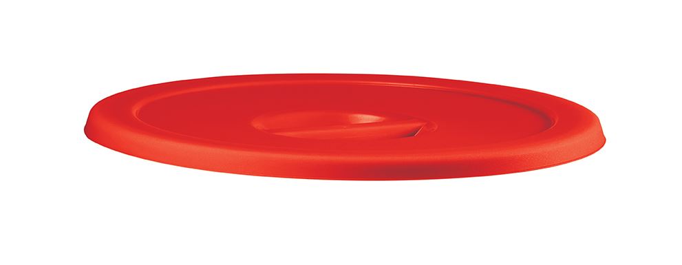 Couvercle pour collecteur alimentaire Pratik polyéthylène rouge 100 L Rossignol - 56292