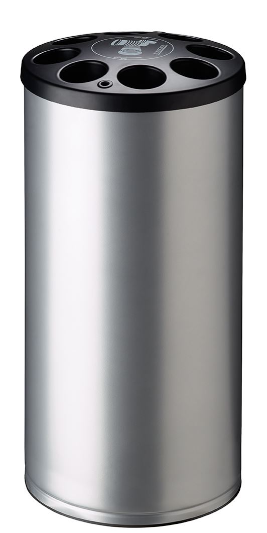 Tête collecteur de 1600 gobelets polyéthylène gris métalisé Rossignol - 56211