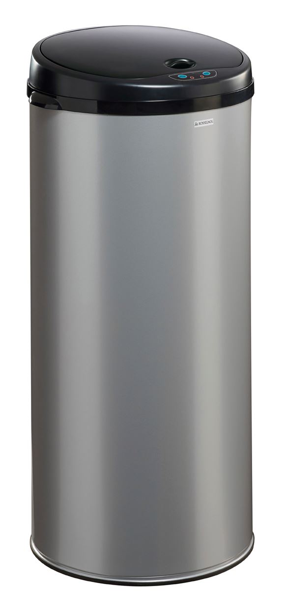 Poubelle à ouverture automatique Sensitive acier gris 45 L Rossignol - 93562