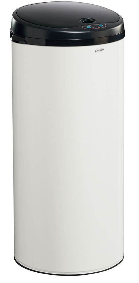 Poubelle à ouverture automatique Sensitive acier vert anis 45 L Rossignol - 93564