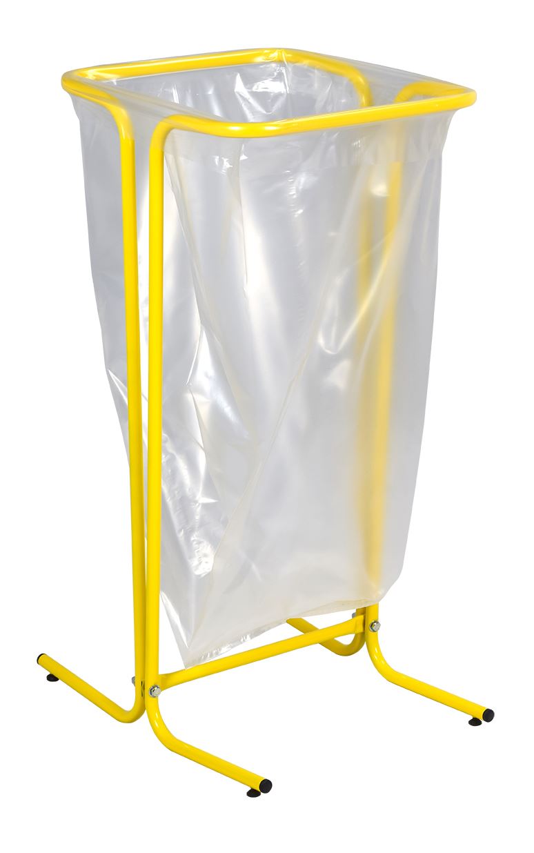 Support sac tubulaire sur pied acier jaune colza 110 L Rossignol - 57534