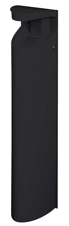 Cendrier sur pied ou mural Koa acier gris manganèse 10 L Rossignol - 56499