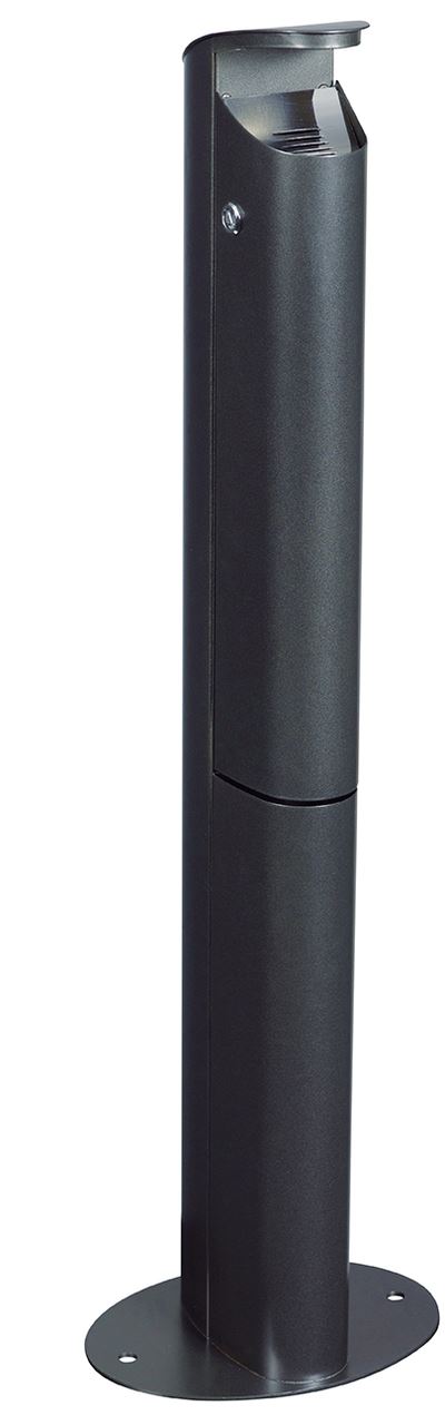 Cendrier sur pied Koa acier anthracite mat 2.5 L Rossignol - 56598