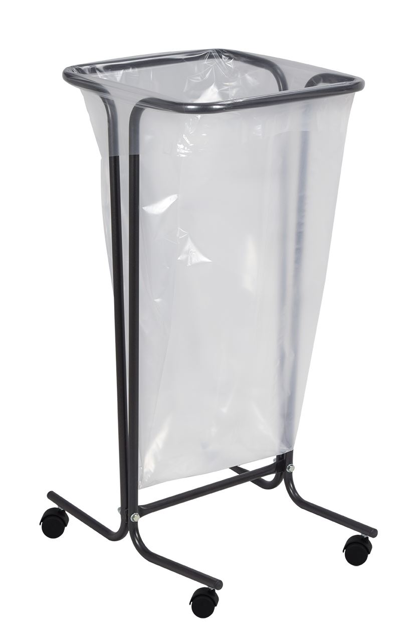 Support sac tubulaire surroulettes acier gris manganèse 110 L Rossignol - 57532