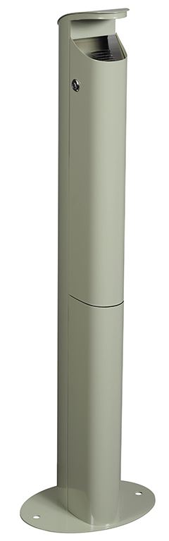 Cendrier sur pied Koa acier anthracite mat 2.5 L Rossignol - 56465