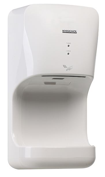 Sèche-mains automatique horizontal Airsmile 1400 W blanc Rossignol - 51682