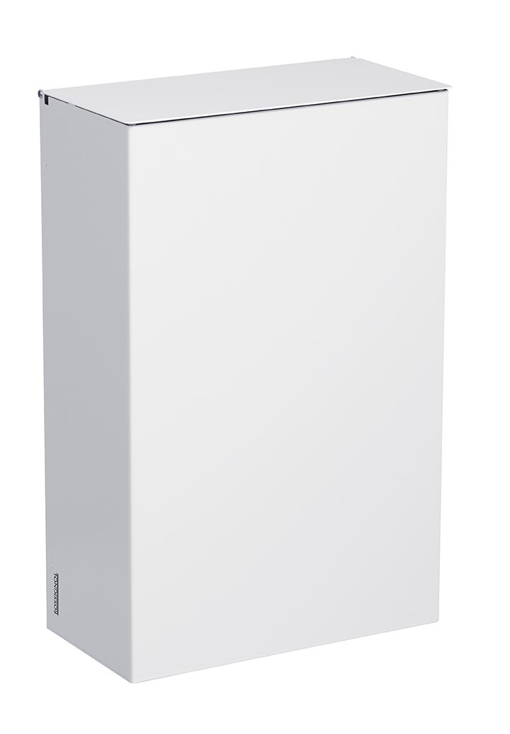 Poubelle murale avec étrier Blanka blanc 10 L Rossignol - 51345
