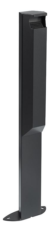 Cendrier sur pied acier gris manganèse 3 L Rossignol - 56524