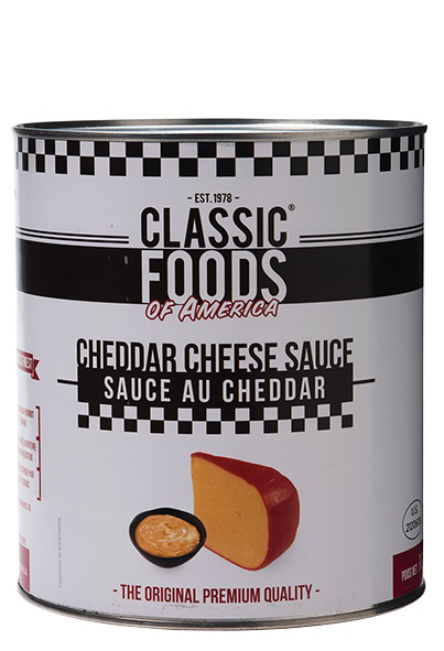 Classic Foods Sauce cheddar cheese boîte 3/1 3 kg