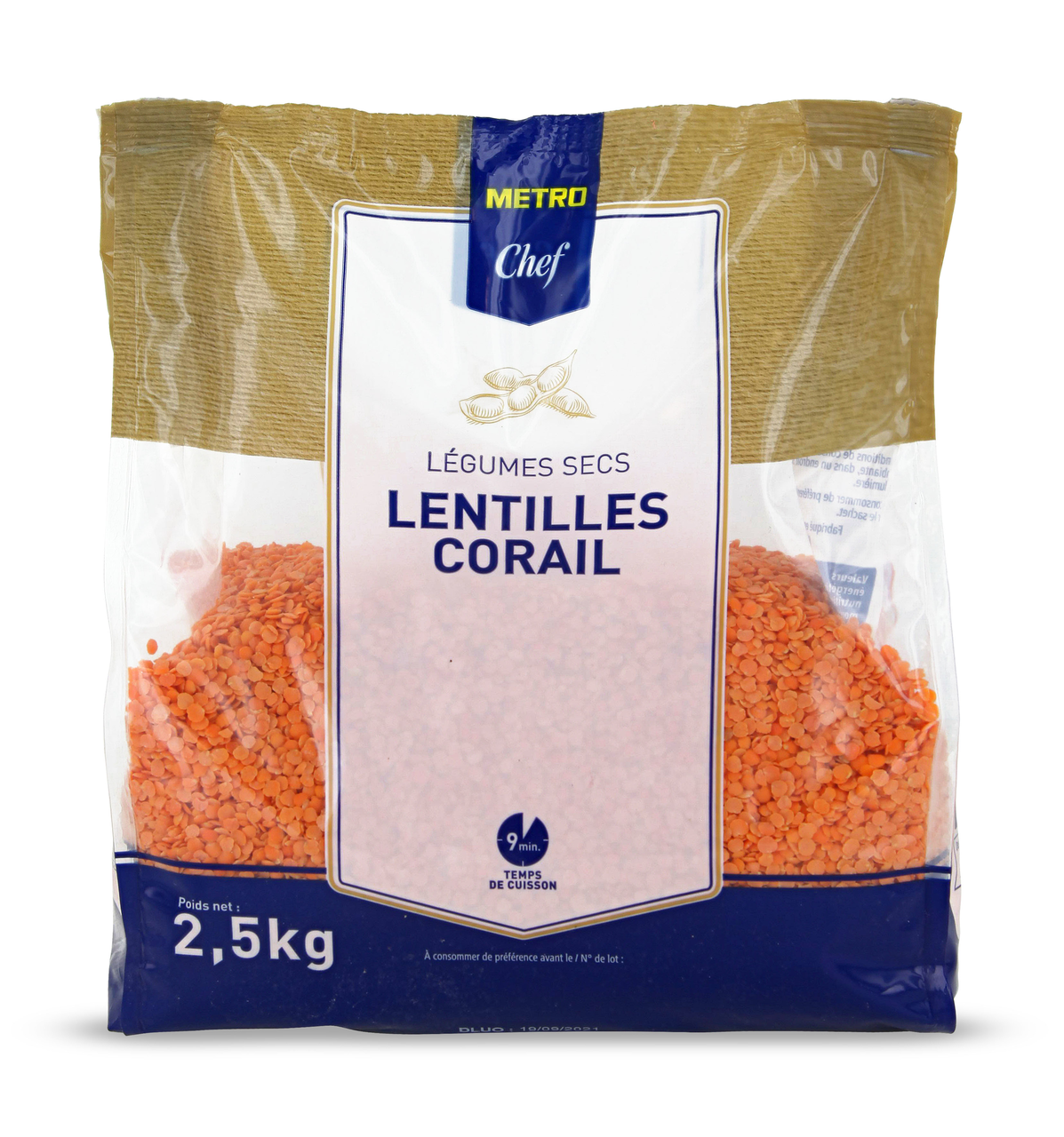 METRO Chef Lentilles corail 2.5 kg