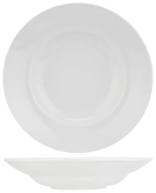 METRO PROFESSIONAL Assiette à pâtes ronde porcelaine blanc 27 cm