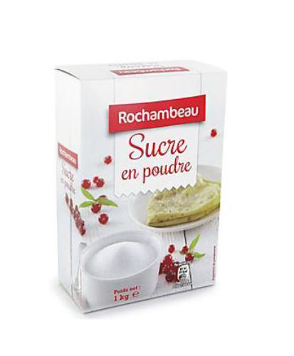Rochambeau Sucre en poudre étui verseur 1 kg