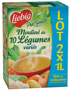 Soupe Mouline 10 Legumes Varies Brique 1 L Liebig Metro Soupe Mouline 10 Legumes Varies Brique 1 L Liebig Metro