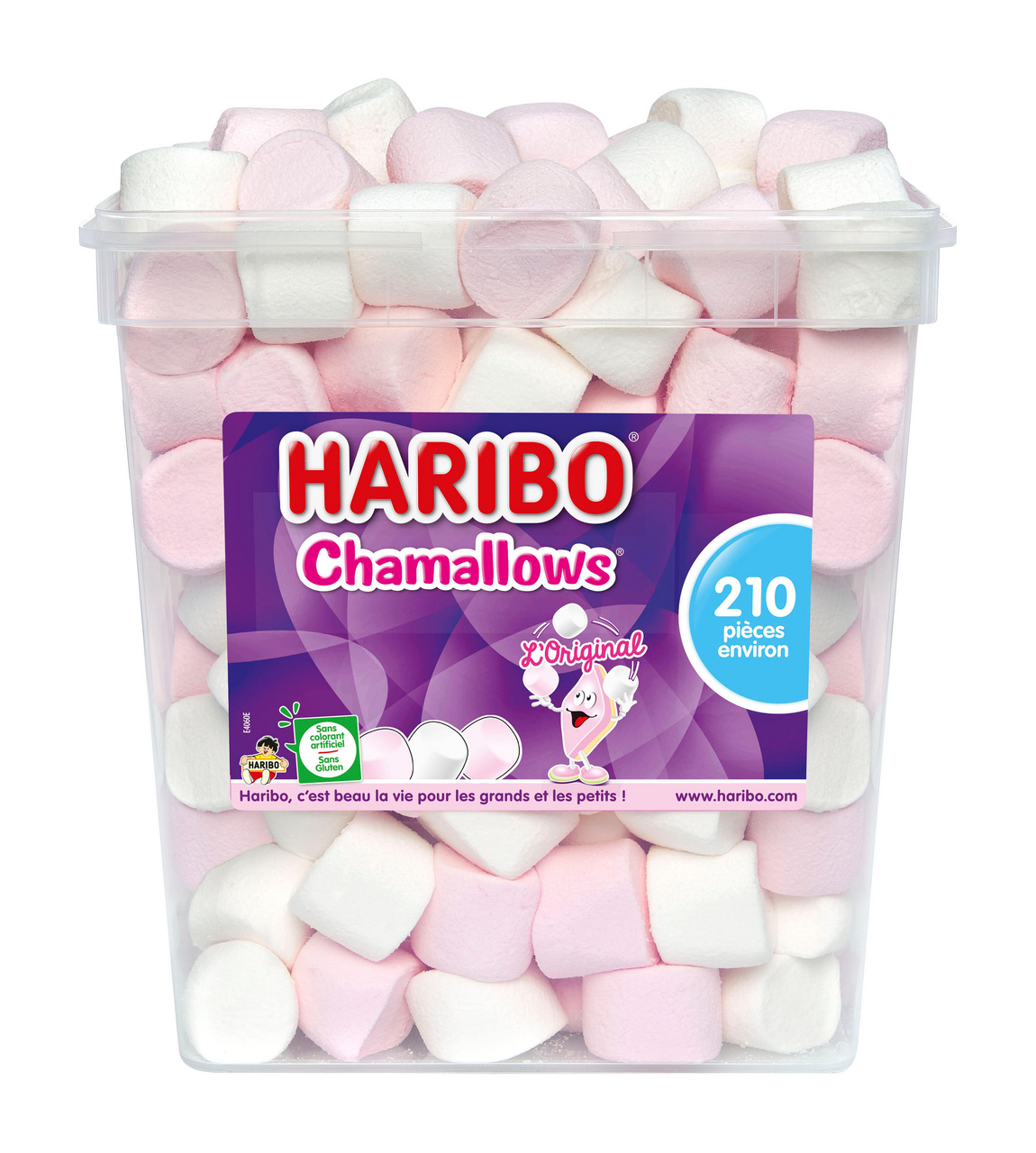 Haribo Chamallows Orinigal 210 pièces soit 1.00 kg
