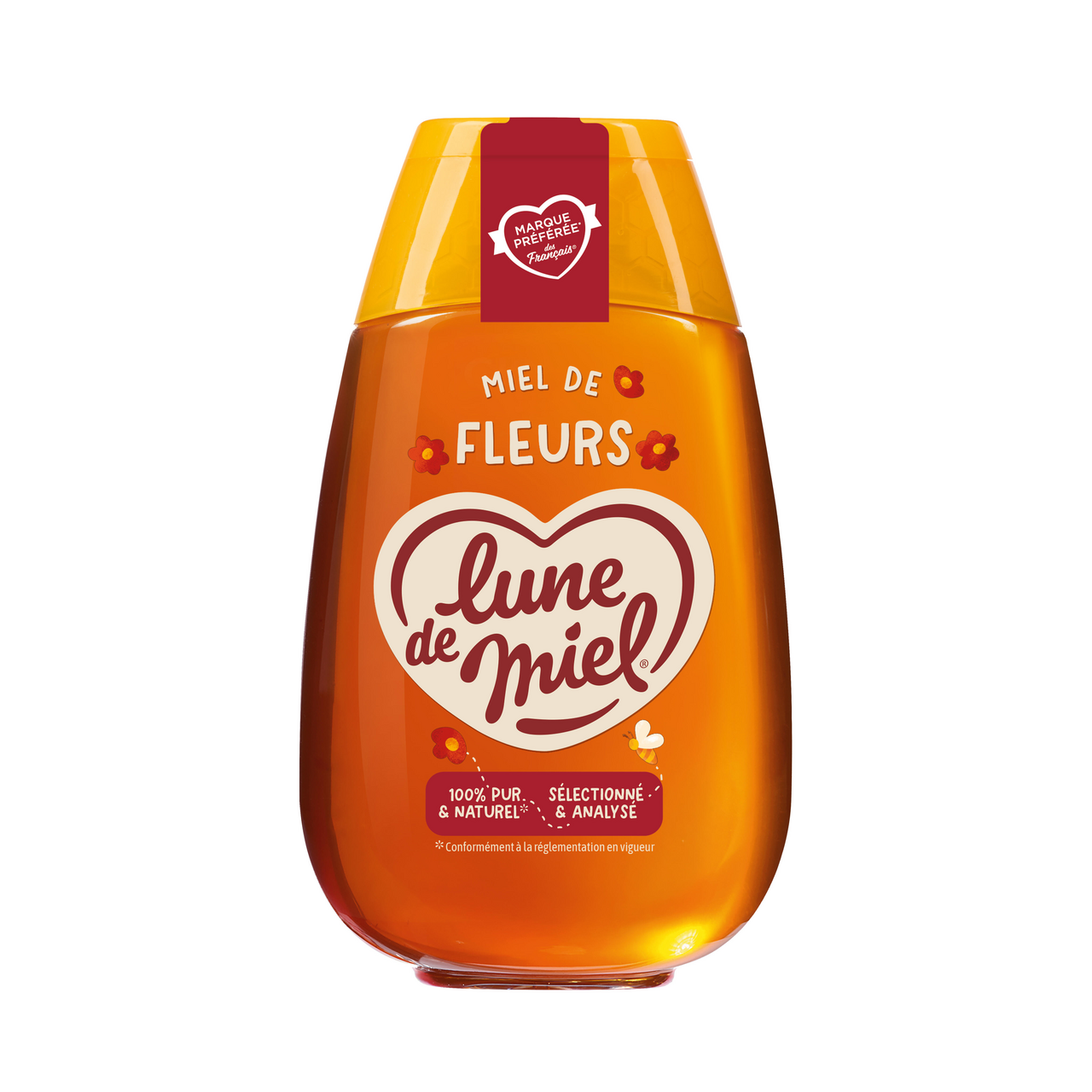 Lune De Miel Miel de fleurs squeez 500 g