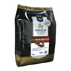 METRO Chef Chocolat noir de couverture extra-bitter 64% cacao en palets sachet 5 kg