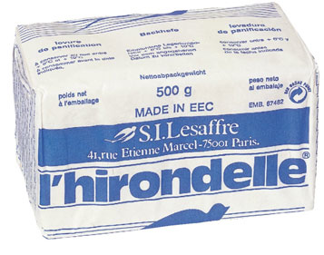 Hirondelle Pain de levure 5 x 500 g - carton 2.5 kg