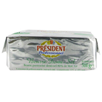 PRESIDENT Professionnel Beurre demi-sel gastronomique 80% MG plaquette 500 g