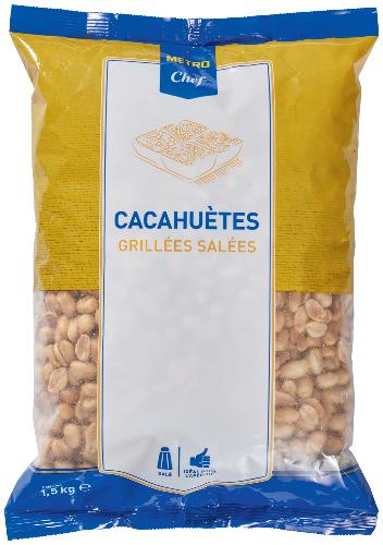 METRO Chef Cacahuètes grillées et salées 1.5 kg