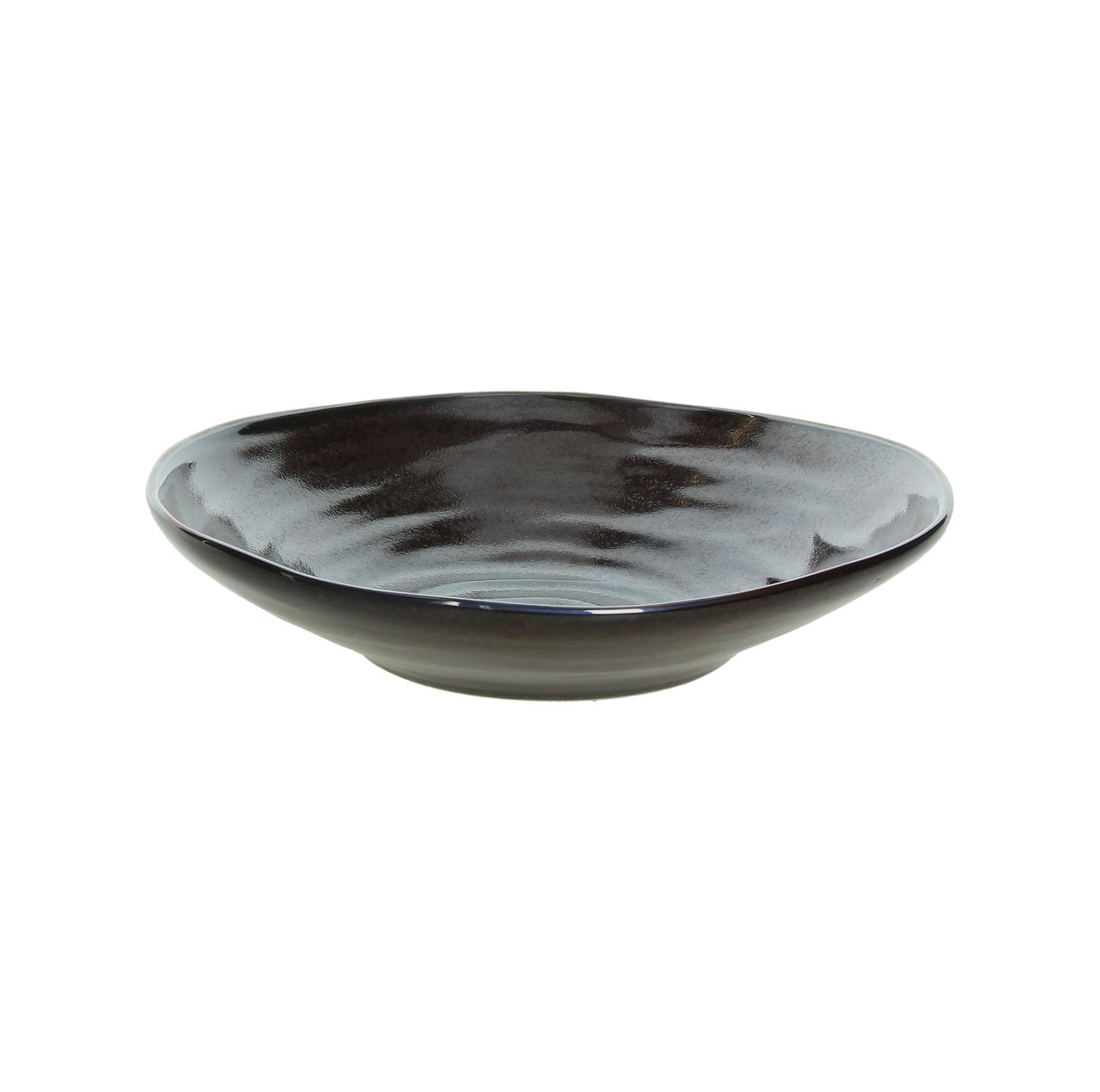 Assiette calotte ronde Organica bronze 25 cm Tognana Porcellane