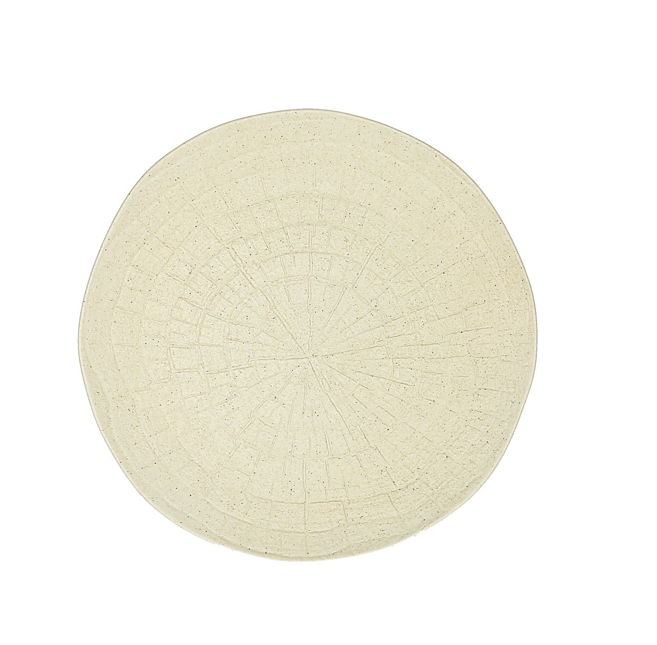 Assiette plate ronde Vulcania sable 33 cm Tognana Porcellane