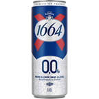 1664 Bière blonde sans alcool 0.0° boîte 33 cl