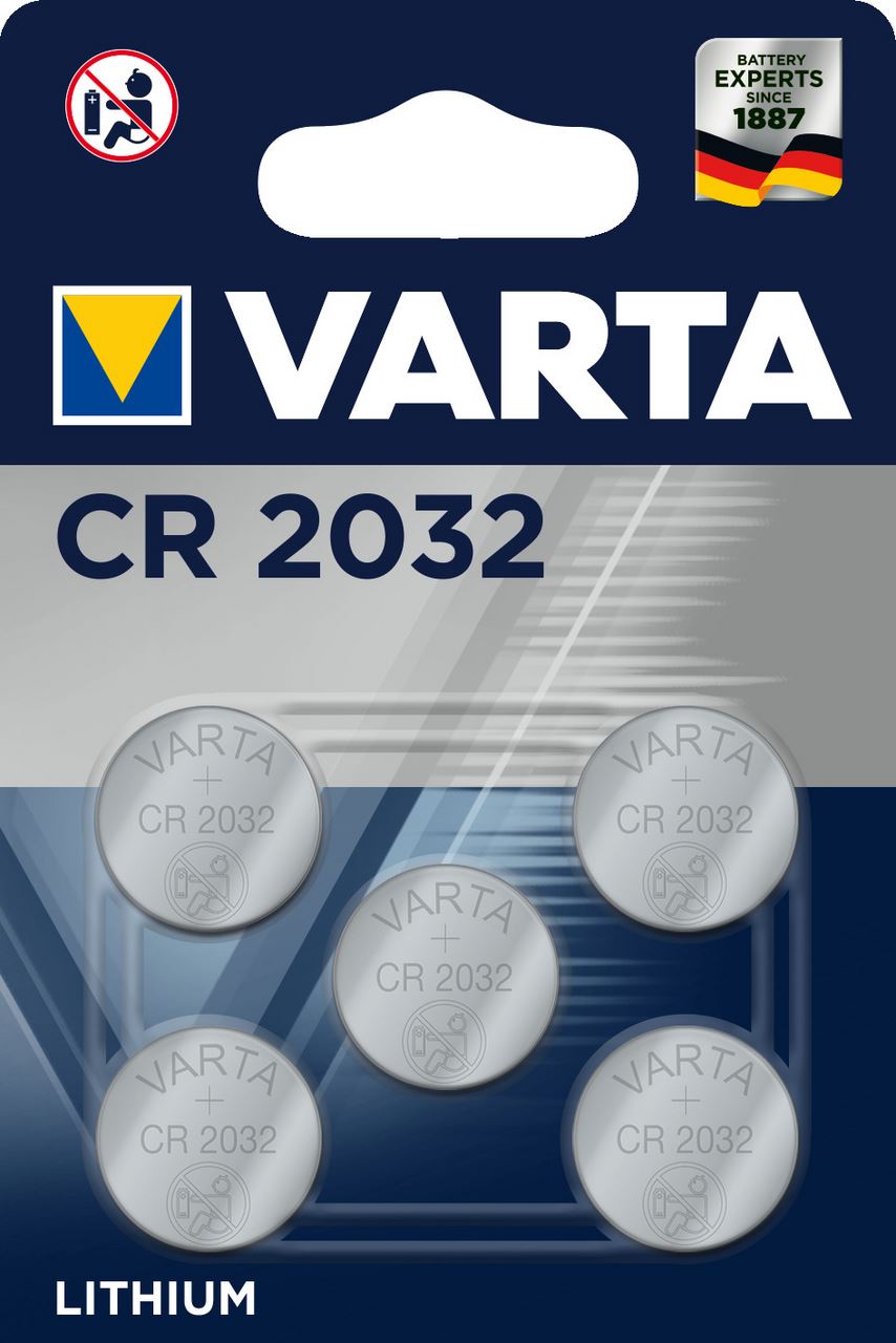 Pile plate CR 2032 x 5 Varta