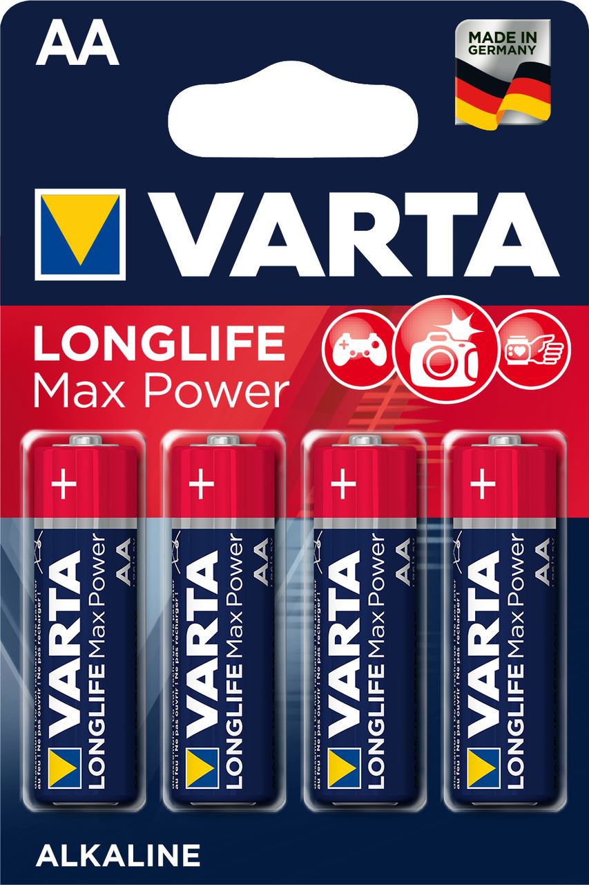 Pile Maxi Power AA x 4 Varta