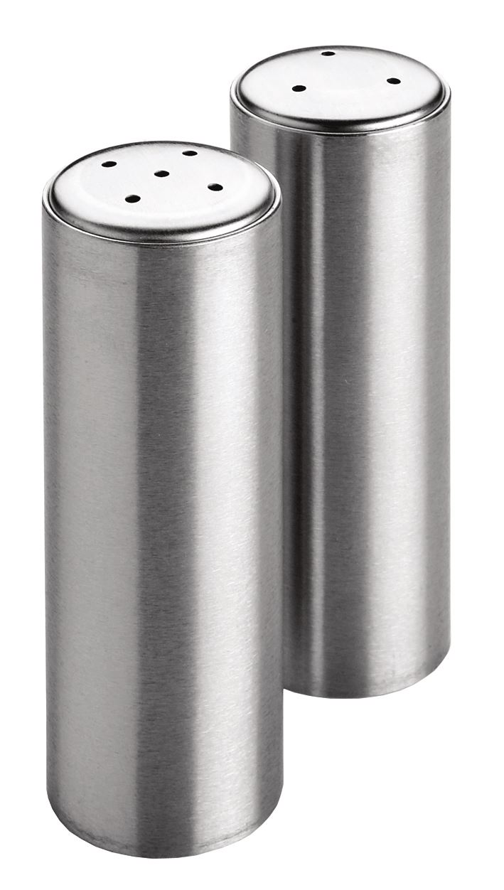 Ménagère salière poivrière inox 9 cm 60 cl In Situ - 061230