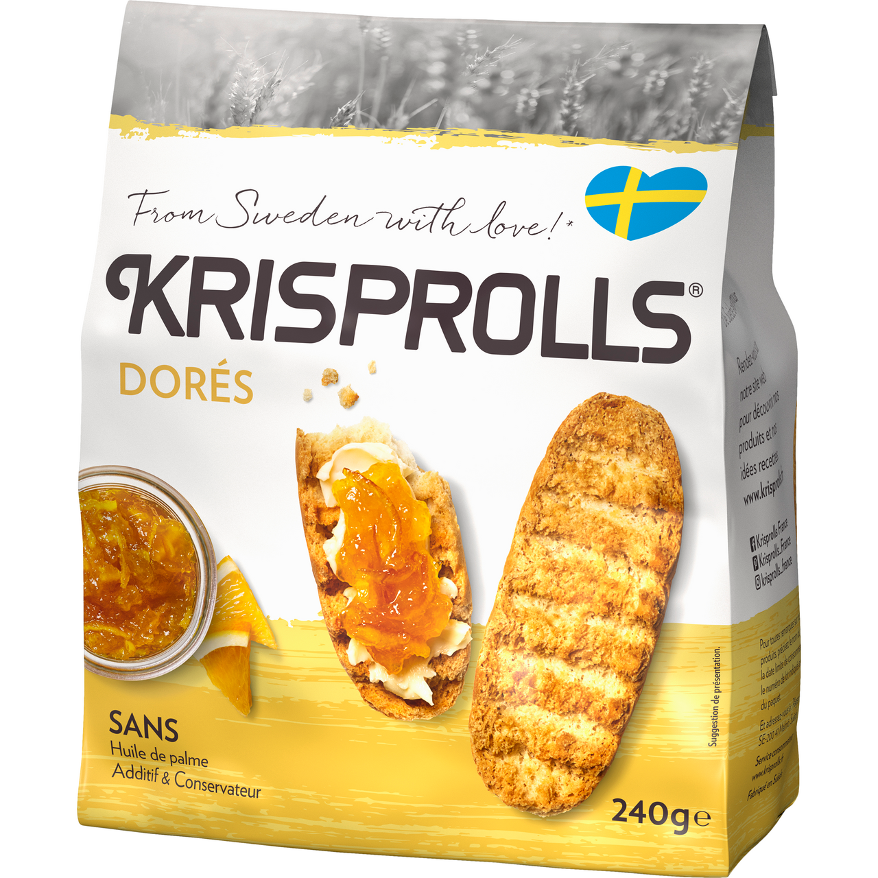 Krisprolls dorés sachet 240 g