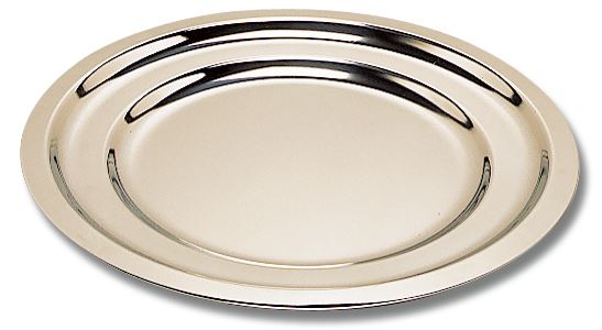 Plat rond Uni Léger inox 34 cm In Situ - 062340