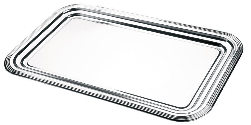 Plateau gastro GN 1/1 acier chromé 32.5 x 53 cm In Situ - 062562