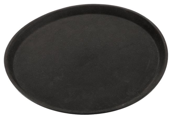 Plateau limonadier rond polypropylène noir 41 cm In Situ - 401664