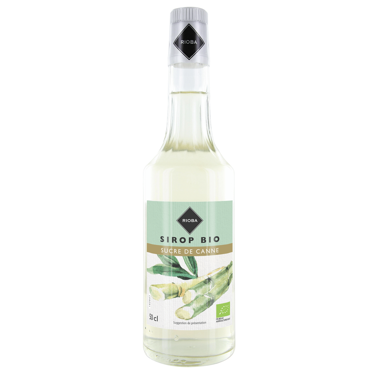 RIOBA Sirop de sucre de canne BIO 50 cl