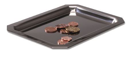 Plateau addition inox 17 x 12 cm In Situ - 062198