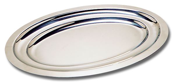 Plat ovale Uni Léger inox 28 cm In Situ - 062312