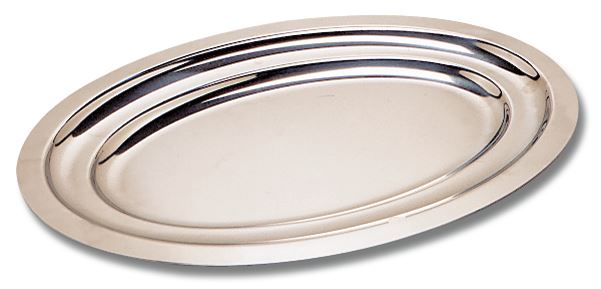 Plat ovale inox 31 cm In Situ - 062314